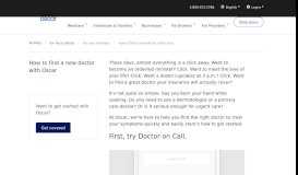 
							         How to find a new doctor with Oscar | Oscar FAQ								  
							    