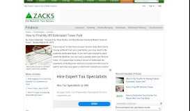
							         How to Find My IRS Estimated Taxes Paid | Finance - Zacks								  
							    