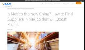 
							         How to Find the Best Suppliers & Manufacturers in Mexico | Veem								  
							    
