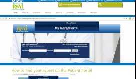 
							         How to find your report on the Patient Portal - Regional Medical Imaging								  
							    