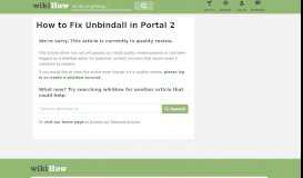 
							         How to Fix Unbindall in Portal 2: 4 Steps (with Pictures)								  
							    