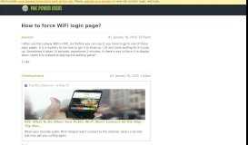 
							         How to force WiFi login page? - MPU Talk								  
							    