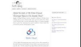 
							         How To Get 2 TB Free Cloud Storage Space On Baidu Pan?								  
							    