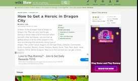 
							         How to Get a Heroic in Dragon City: 11 Steps (with Pictures) - wikiHow								  
							    