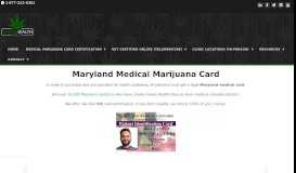 
							         How to Get a Maryland Medical Marijuana Card - Requirements & FAQs								  
							    