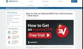 
							         How to Get an ExpressVPN Free Trial in January 2020								  
							    