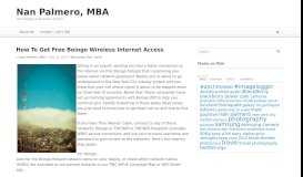 
							         How To Get Free Boingo Wireless Internet Access | Nan Palmero, MBA								  
							    