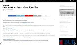 
							         How to get my Edexcel results online – The IG Club								  
							    