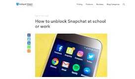 
							         How to get Snapchat unblocked at school or work | Hotspot ...								  
							    