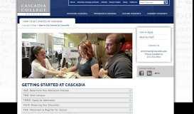 
							         How to Get Started at Cascadia - Cascadia College								  
							    