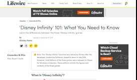 
							         How to Get Started With 'Disney Infinity' - Lifewire								  
							    