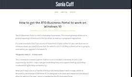 
							         How to get the ATO Business Portal to work on Windows 10 - Sonia Cuff								  
							    