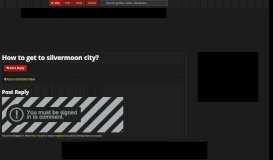 
							         How to get to silvermoon city? - WoW Help - Wowhead Forums								  
							    