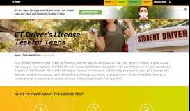 
							         How To Get Your CT Drivers License | Driving Class ... - The Next Street								  
							    