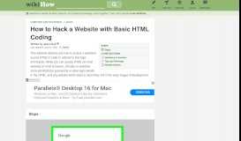 
							         How to Hack a Website with Basic HTML Coding: 9 Steps								  
							    