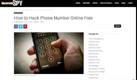 
							         How to Hack Phone Number Online Free - TheTruthSpy								  
							    