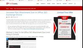 
							         How to Increase Mail Attachment Size in Office 365 - MailsDaddy								  
							    