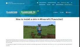 
							         How to install a skin in Minecraft [TLauncher]								  
							    