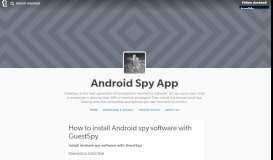 
							         How to install Android spy software with GuestSpy Android ...								  
							    