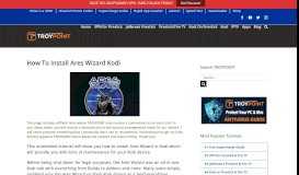 
							         How To Install Ares Wizard On Kodi for Kodi Maintenance								  
							    
