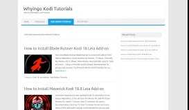 
							         How to Install Community Portal Kodi Jarvis 16.1 – Whyingo Kodi ...								  
							    