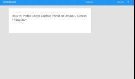 
							         How to: Install Coova Captive Portal on Ubuntu / Debian ... - cITricks.net								  
							    