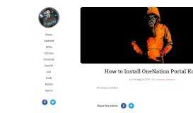 
							         How to Install OneNation Portal Kodi - SEO Michael								  
							    