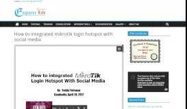 
							         How to integrated mikrotik login hotspot with social media ...								  
							    