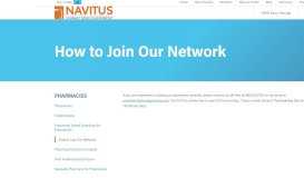 
							         How to Join Our Network - Navitus								  
							    