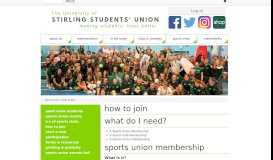 
							         how to join - Stirling Students' Union								  
							    
