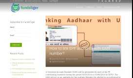 
							         How to link EPF accounts with UAN number? - FundsTiger - Fast ...								  
							    