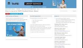 
							         How to log in to TAFE Student Portal - Western Sydney LibGuides								  
							    