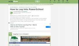 
							         How to Log Into PowerSchool: 13 Steps (with Pictures ...								  
							    