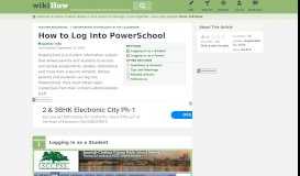 
							         How to Log Into PowerSchool: 13 Steps (with Pictures) - wikiHow								  
							    