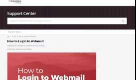 
							         How to Log into Webmail | InMotion Hosting								  
							    
