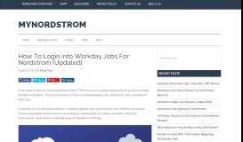 
							         How To Login into Workday Jobs For Nordstrom [Updated]								  
							    