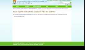 
							         How to login Microsoft's Portal to download Office 365 products ...								  
							    
