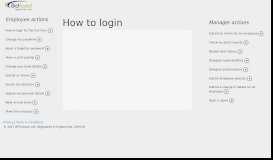 
							         How to login - OneSource-Help								  
							    