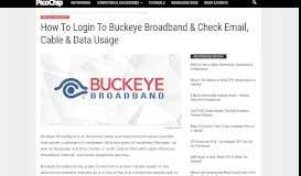 
							         How To Login To Buckeye Broadband & Check Email, Cable ...								  
							    