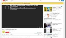 
							         How to login to School Diary Web - YouTube								  
							    