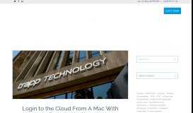 
							         How to Login to the Cloud from a Mac - Trapp Technology								  
							    