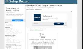 
							         How to Login to the HooToo N300 - SetupRouter								  
							    
