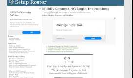 
							         How to Login to the Mobily Connect-4G - SetupRouter								  
							    