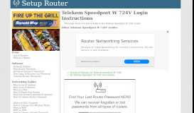 
							         How to Login to the Telekom Speedport W 724V - SetupRouter								  
							    