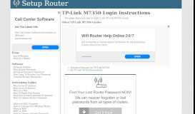 
							         How to Login to the TP-Link M7350 - SetupRouter								  
							    