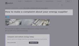 
							         How to make a complaint about your energy supplier - uSwitch.com								  
							    