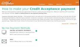 
							         How to Make a Payment to Credit Acceptance - Credit Acceptance								  
							    