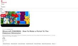 
							         How To Make a Portal To The Pokemon Dimension - Pinterest								  
							    