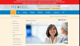 
							         How to Make an Appointment at New York Oncology Hematology								  
							    