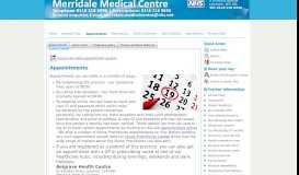 
							         How to make an appointment to ... - Merridale Medical Centre								  
							    